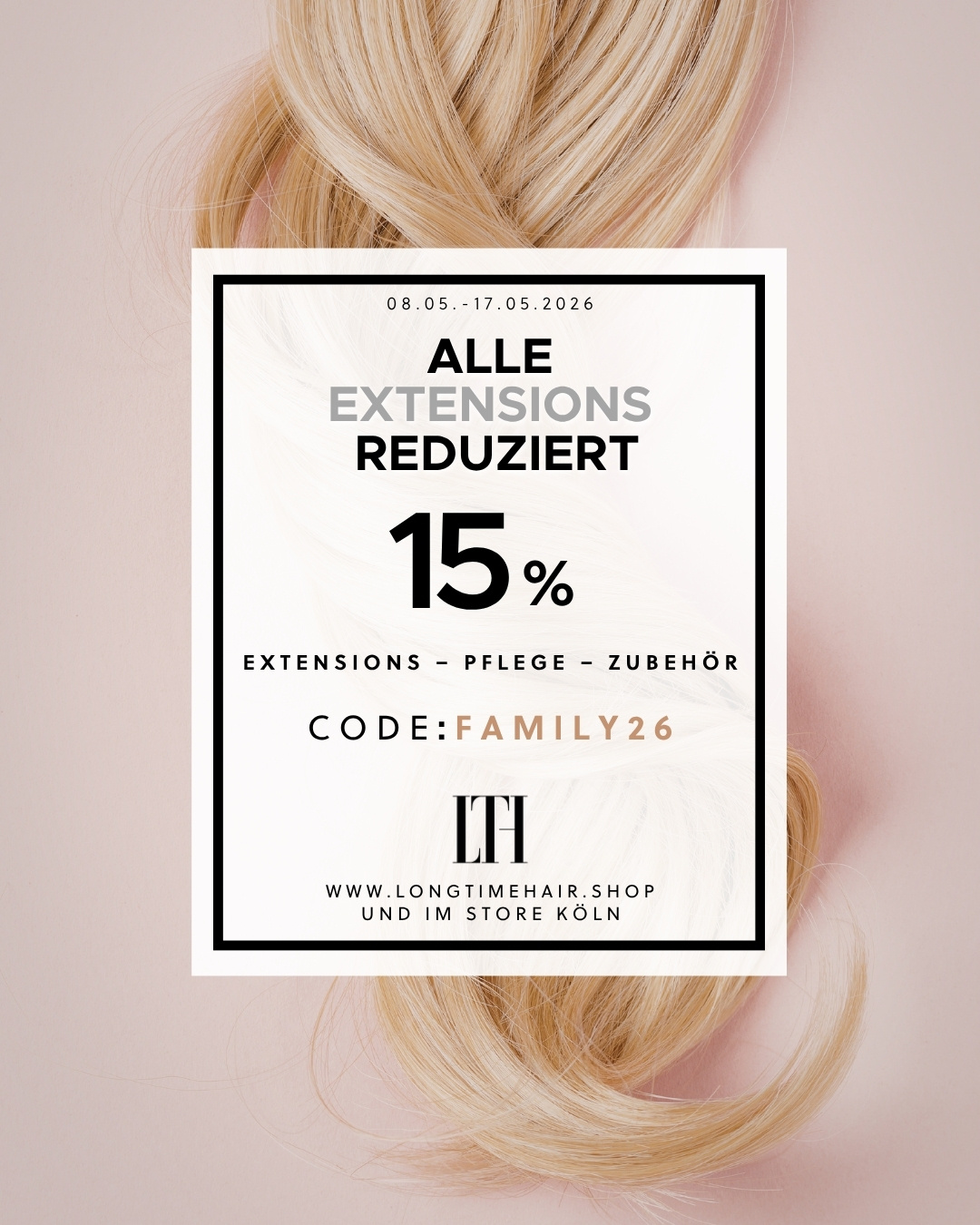 Family Special: 15% Rabatt auf alles