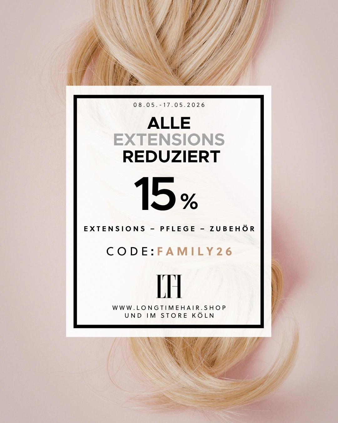 Family Special: 15% Rabatt auf alles