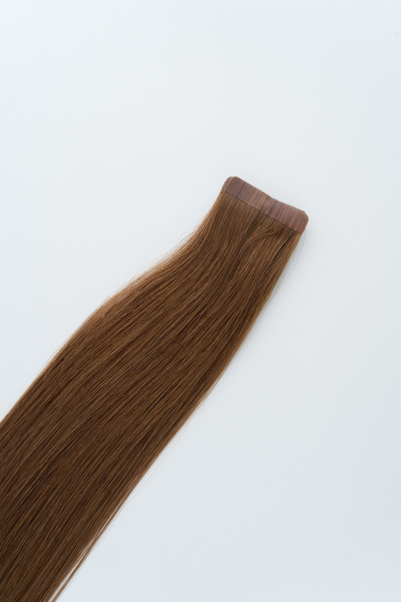 Detaillierte Aufnahme der Verbindungsstelle von LONGTIME HAIR Tape Extensions