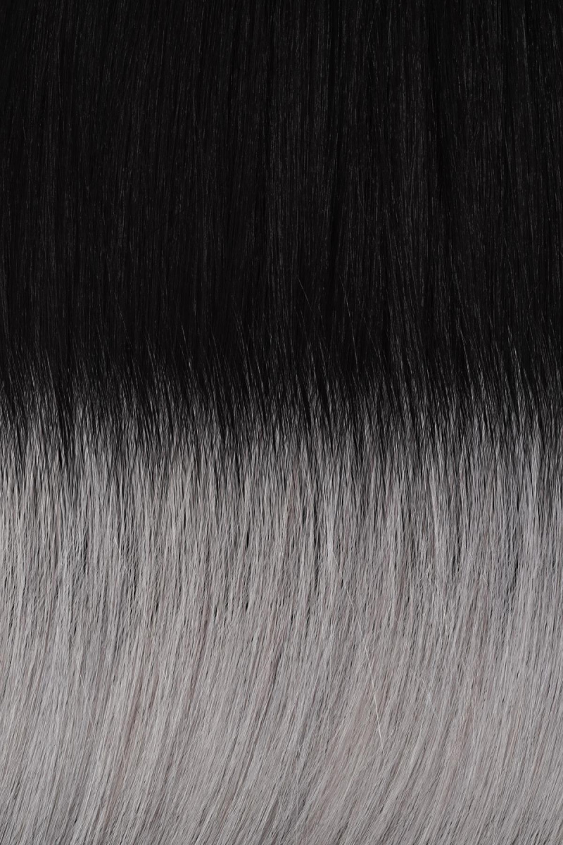 Clip In Sewn 45 cm Colour N° T1/Silver Grey Balayage [15 cm]