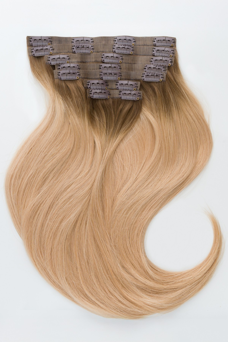 Clip In Nahtlos Balayage 45 cm Farbe N° T4/20 [5 cm]