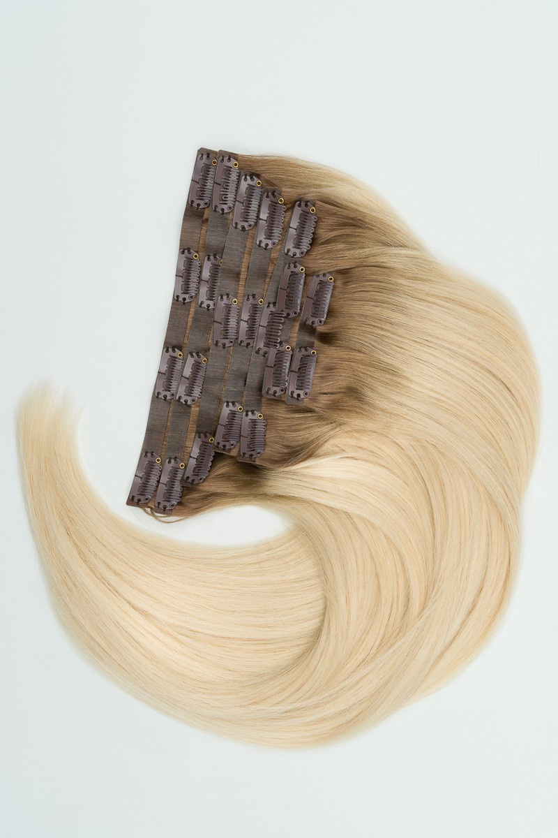 Clip In Nahtlos Balayage 45 cm Farbe N° T8/60 [5 cm]