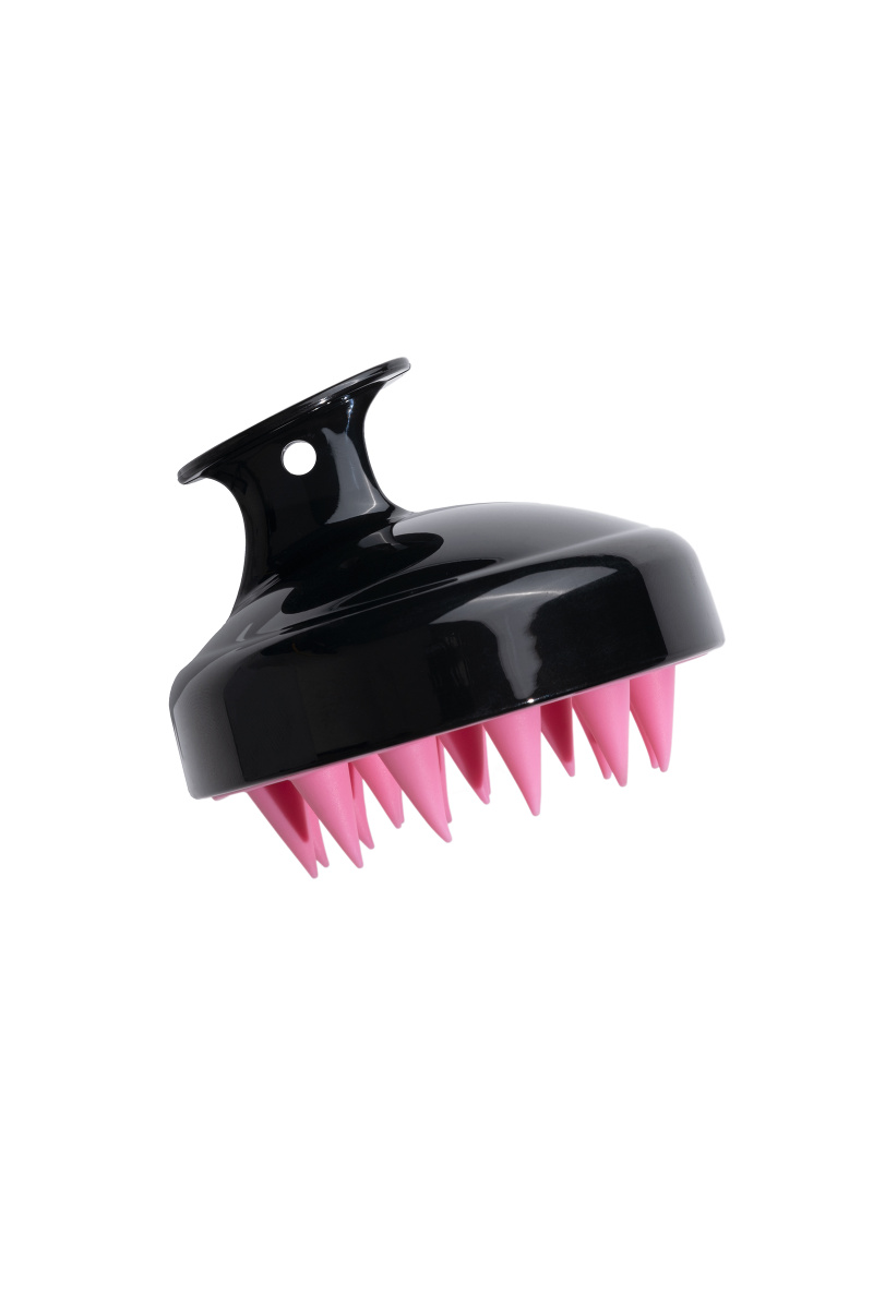 Shampoo Bürste Schwarz/Pink