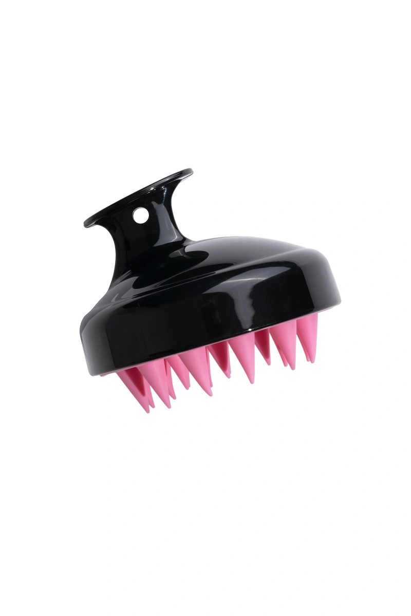 Shampoo Bürste Schwarz/Pink